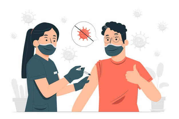 Covid 19 vaccination and precautions